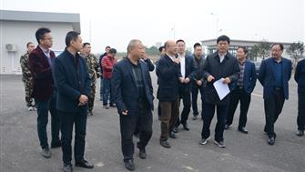 遂宁市副书记冯发贵莅临欧美产业园 召开现场办公会