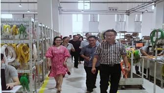 巴中市委政研室调研组莅临遂宁欧美产业园考察