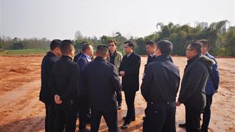 市委常委赵京东调研欧美产业园成工重工自建项目